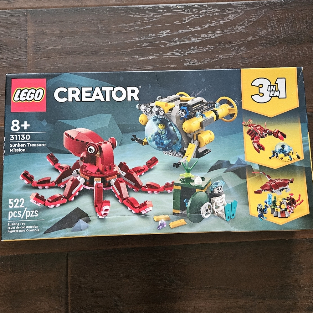 Brand New: Lego Creators 3-in-1 Sunken Mission